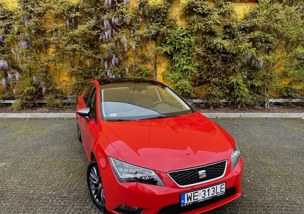 Seat Leon cena 49900 przebieg: 134000, rok produkcji 2015 z Warszawa małe 254